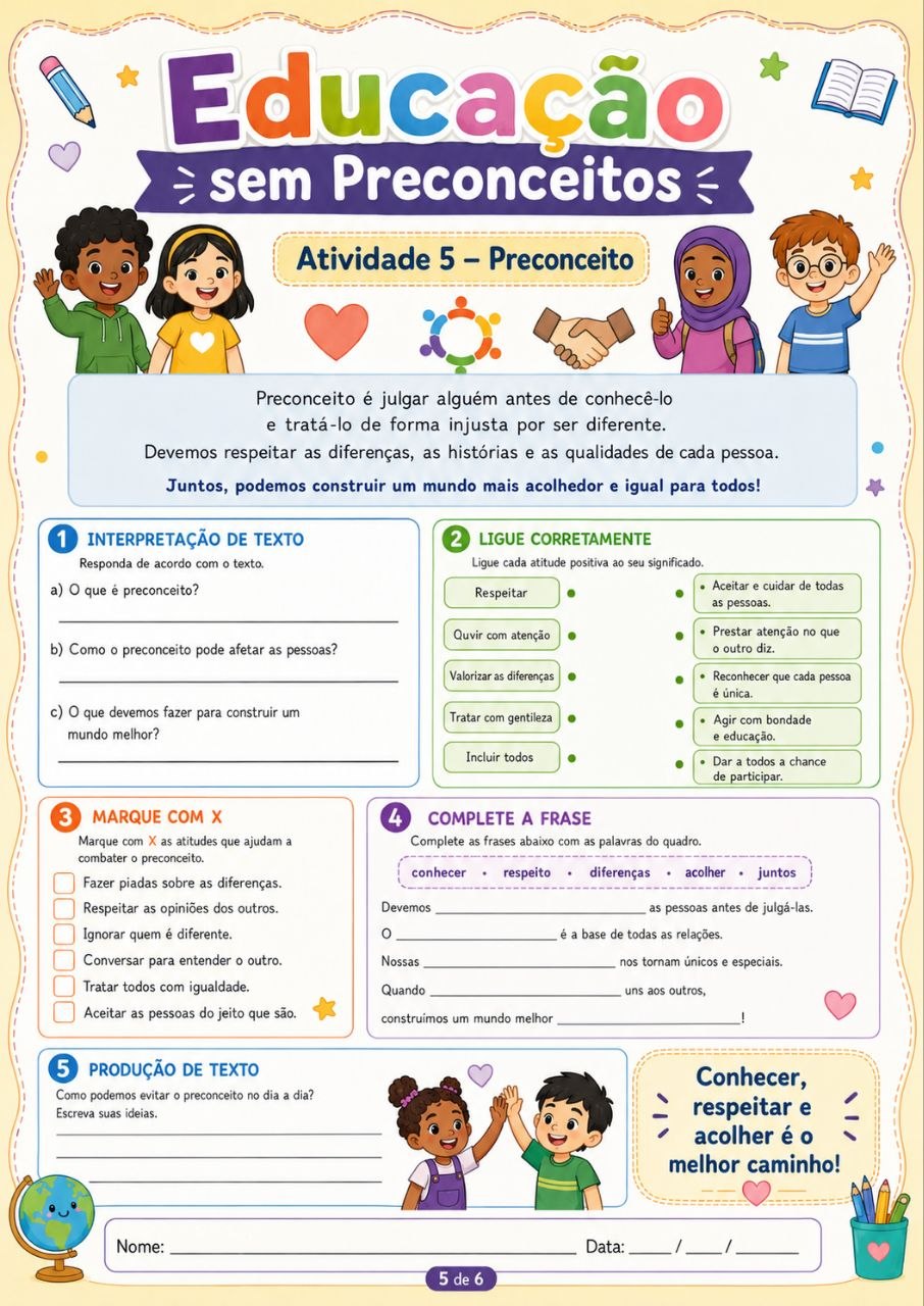 Atividade 5 – Preconceito