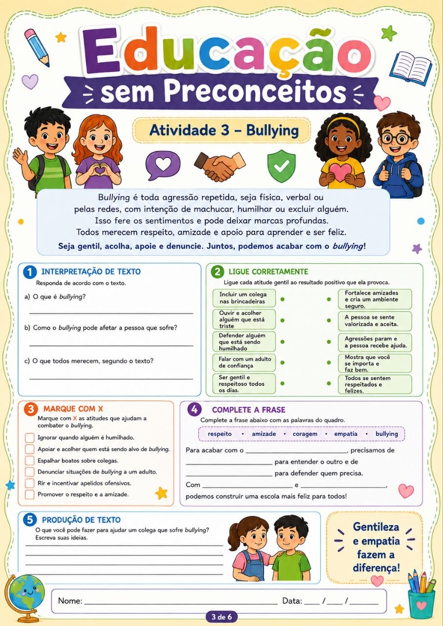Atividade 3 – Bullying